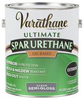Varathane 9431 Spar Urethane Paint, Semi-Gloss, Liquid, Clear, 1 gal, Can